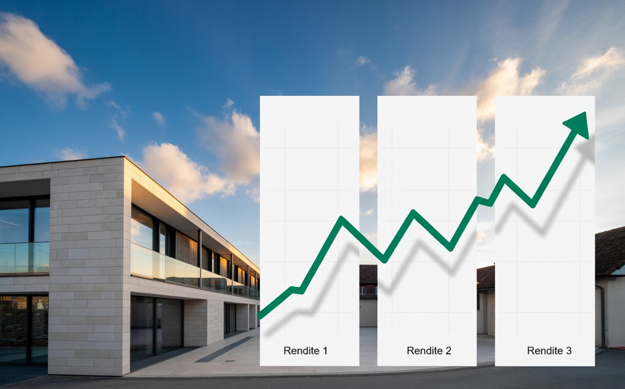 Brutto-, Netto- und Eigenkapitalrendite im Vergleich: Ein Praxisbeispiel aus dem Schweizer Immobilienmarkt